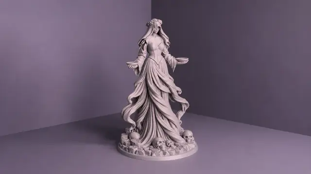 Halloween Bride Candle Holder — modelo 3D
