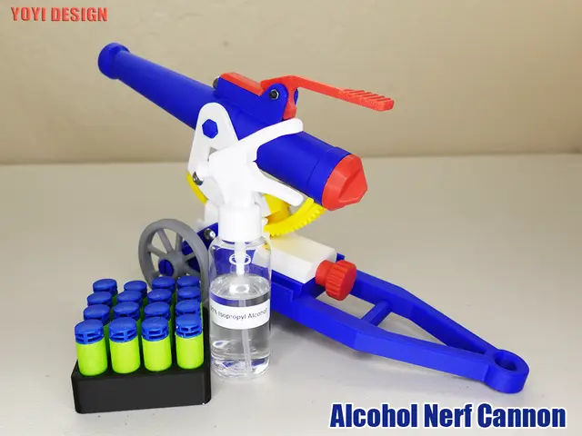 Alcohol Nerf Cannon — modelo 3D
