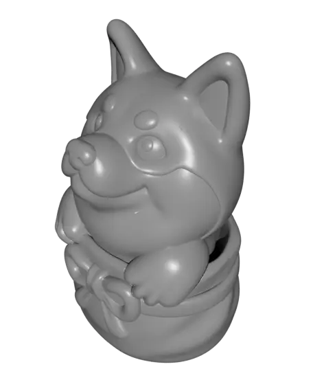(FREE) Christmas Shiba — modelo 3D