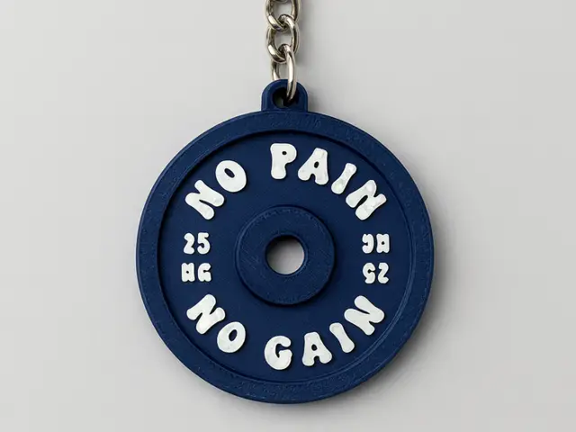 Weight Plate Keychain — modelo 3D