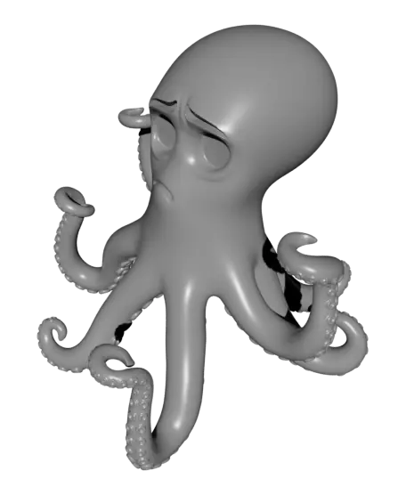 Octopus Pen Holder — modelo 3D