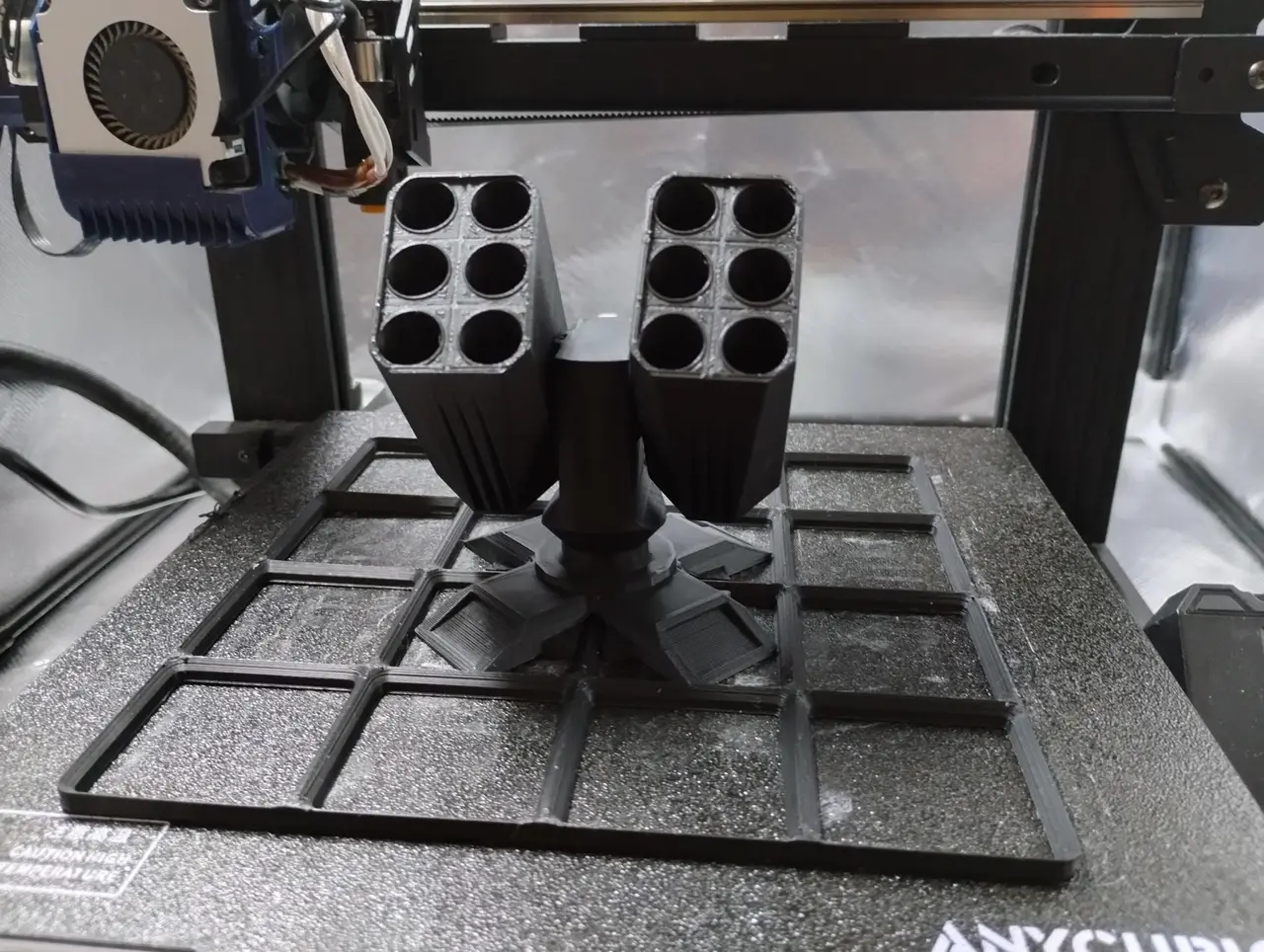 Missile Turret Pen Holder (UPDATED) - Gridfinity Compatible — modelo 3D