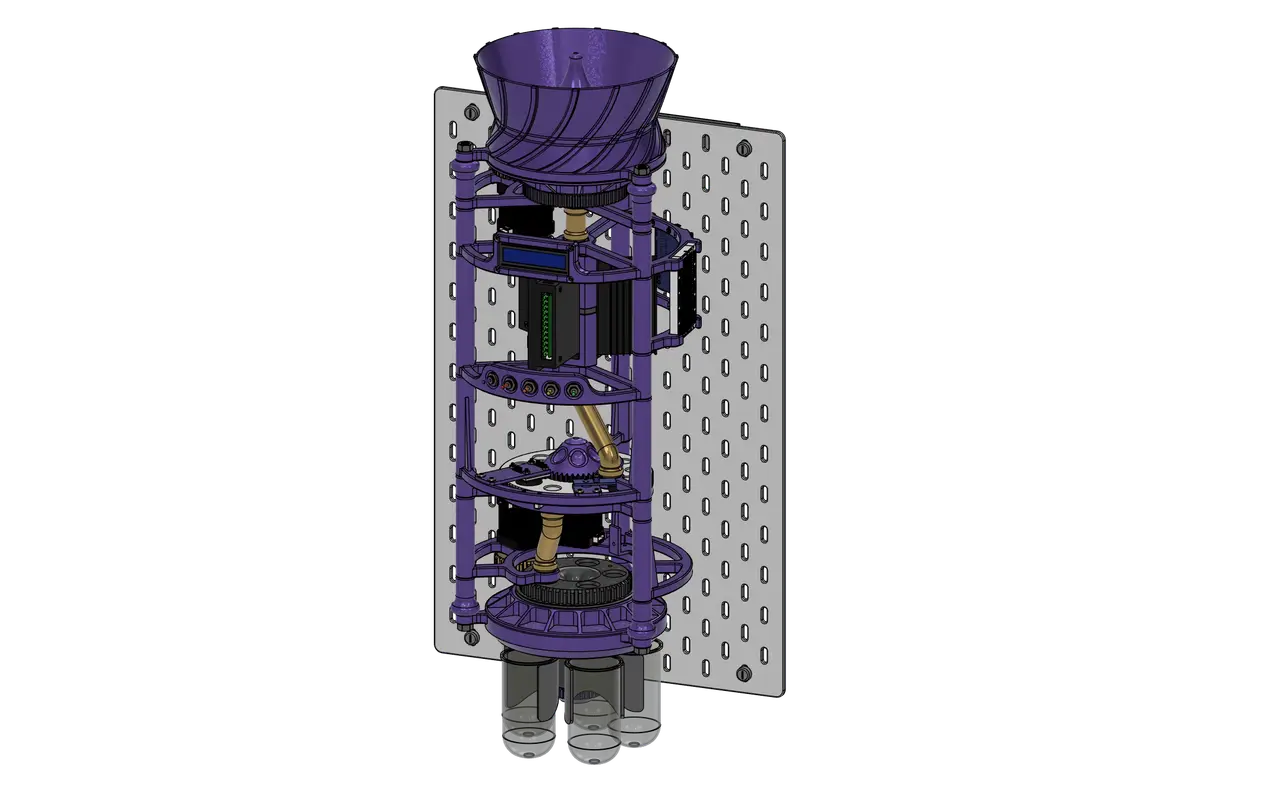 Skadis automatic skittles organizer — modelo 3D