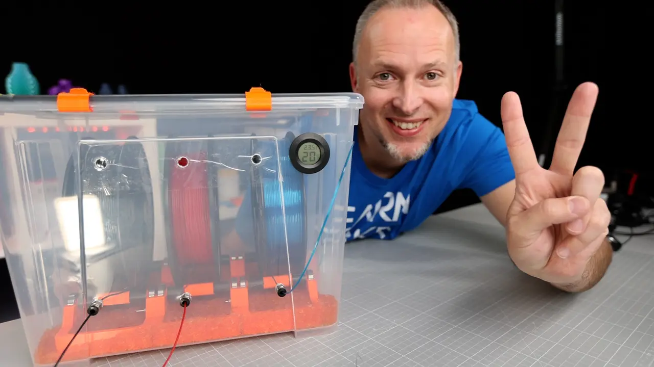 IKEA Samla Filament Spool Roller — modelo 3D