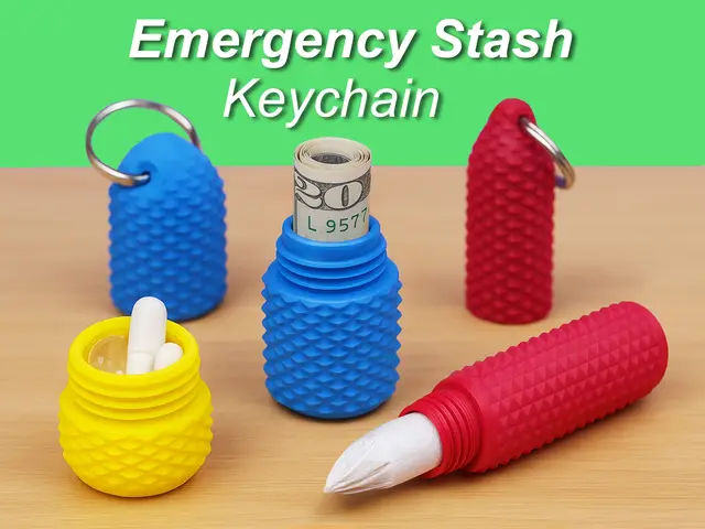 Emergency Stash Keychain — modelo 3D
