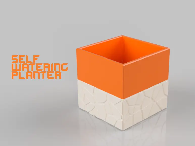 Self-Watering Planter — modelo 3D