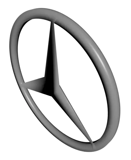 Mercedes benz logo.STL — modelo 3D