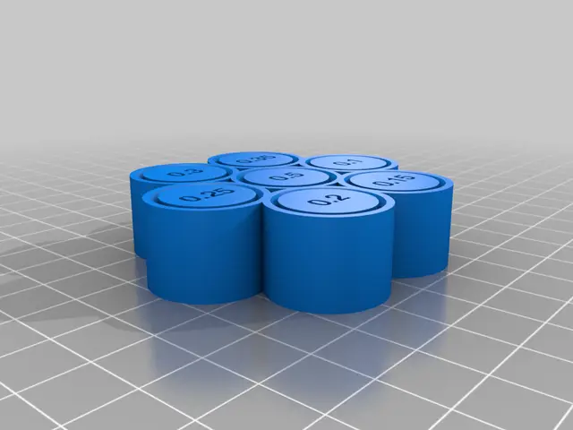 Customizable 3D Tolerance Test — modelo 3D