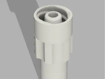 Adaptador de Microaspiración para Endodoncia — modelo 3D