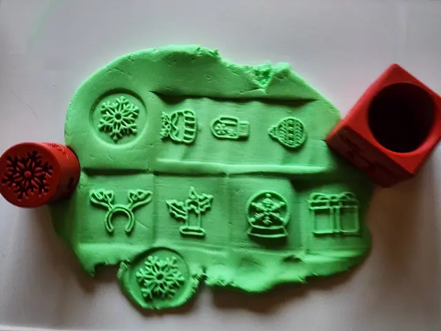Fidget Stamp and Roller Cube | Christmas — modelo 3D