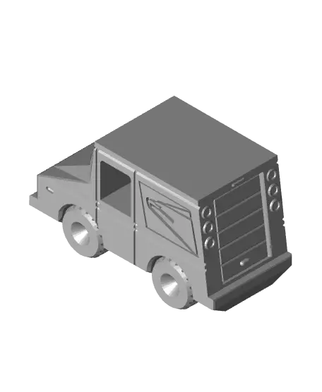 Fixum Dude Motors PIP Classic Mail Truck — modelo 3D