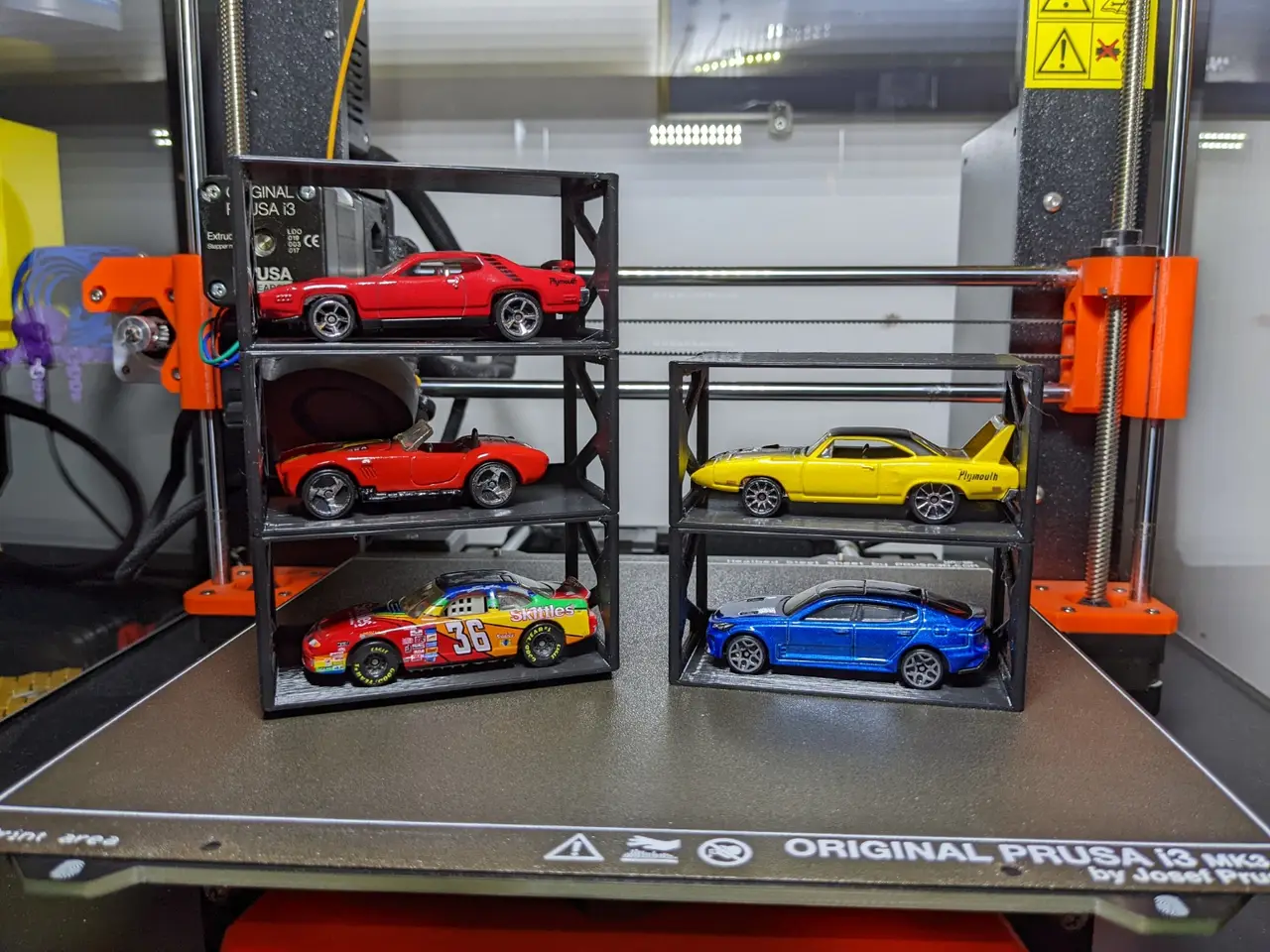 Hot Wheels/Matchbox Diecast Car Display - Modular — modelo 3D