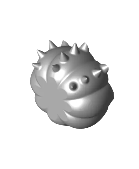 Gengar Pumpkin Bowl/Lid (+Bambu 3mf Files) — modelo 3D