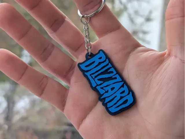 Blizzard - Keychain — modelo 3D