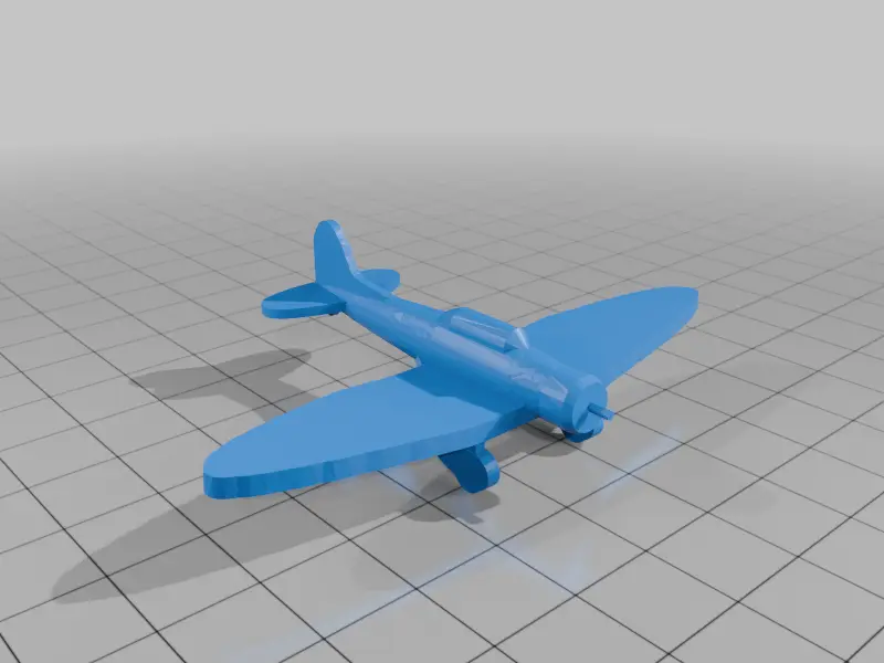 Aichi D3A1 'Val' 1/200 — modelo 3D