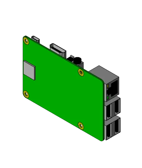 RASPBERRY PI 3 — modelo 3D
