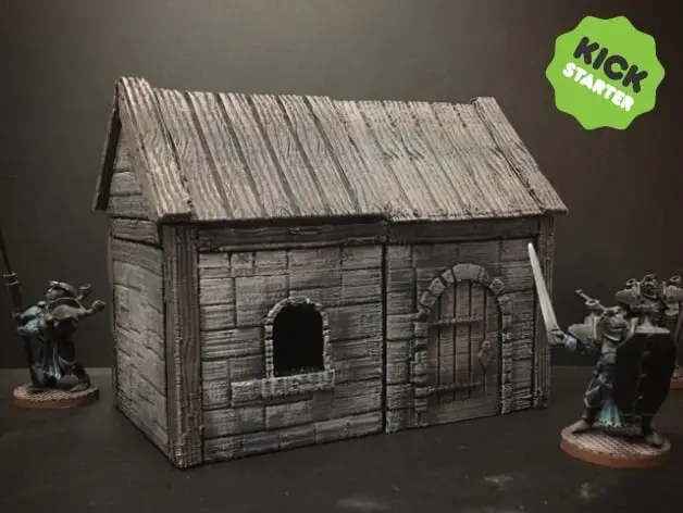 Z.O.D. Medieval House Kit (28mm/Heroic scale) — modelo 3D