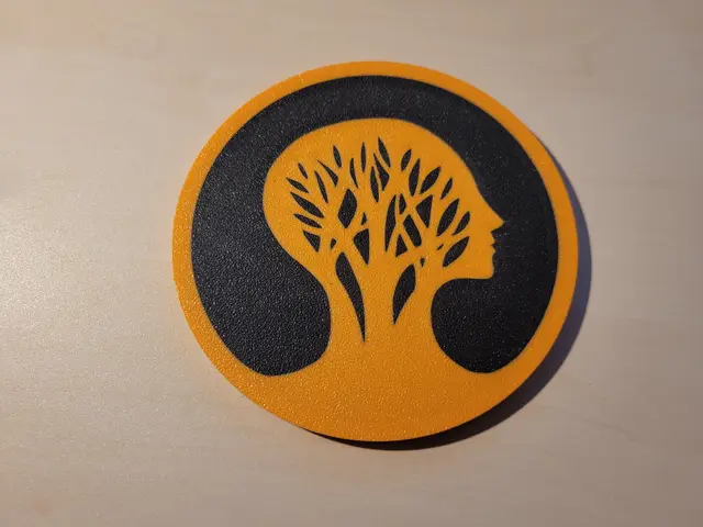 Gojira L'enfant sauvage coaster glass — modelo 3D