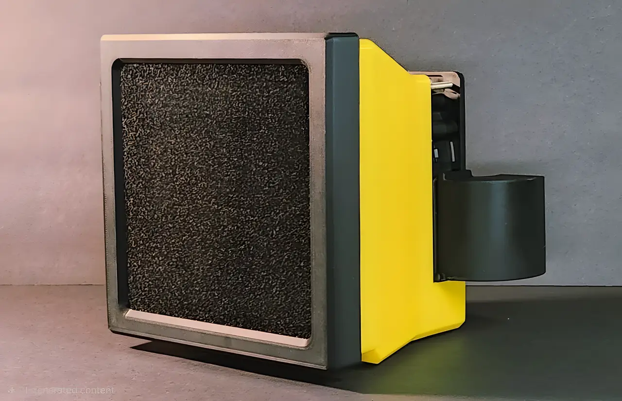 Centrifugal Fume Extractor | Carbon + HEPA Filter — modelo 3D