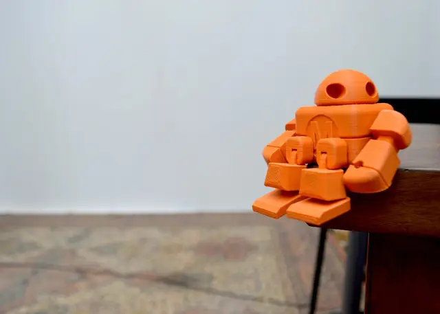 Maker Faire Robot Action Figure (Single file) — modelo 3D