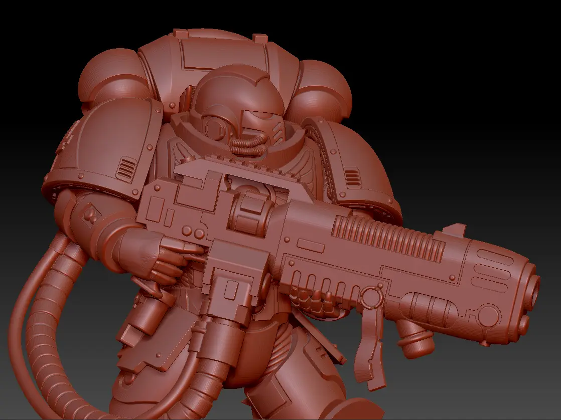 4th Company`s Angry Guy — modelo 3D