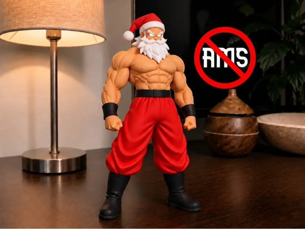 Santa Claus Warrior Figure Natalizia da Collezione — modelo 3D