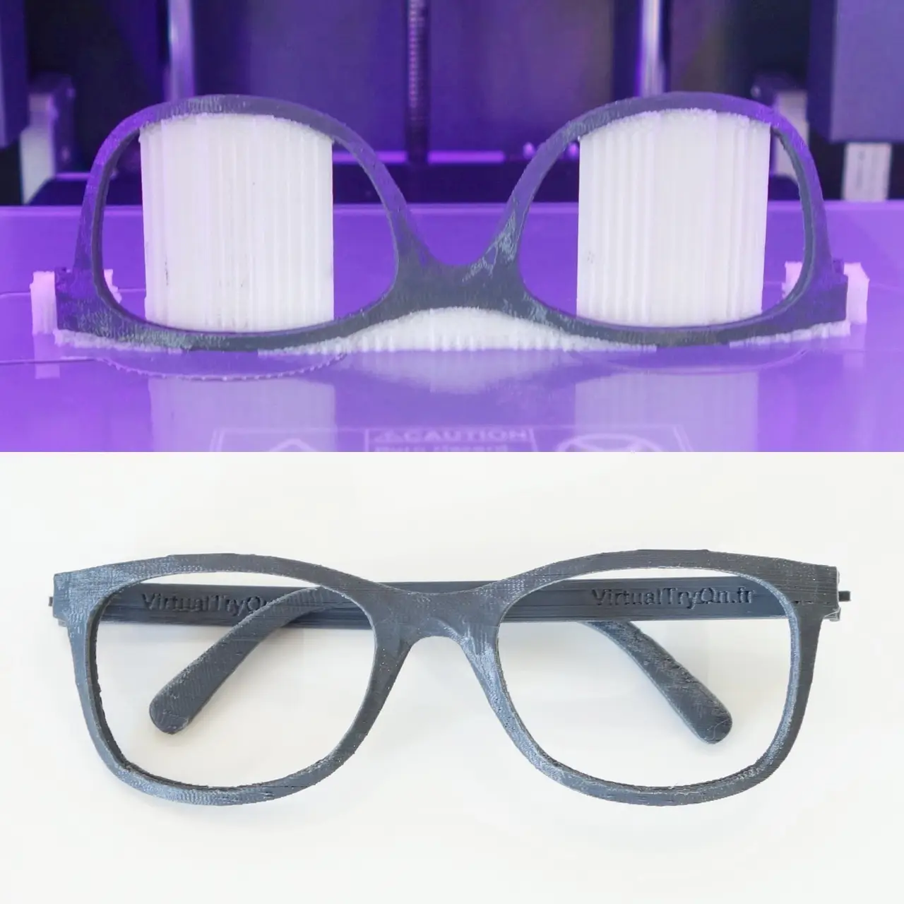 VirtualTryOn.fr - Glasses 3D printing - Low Paulie — modelo 3D