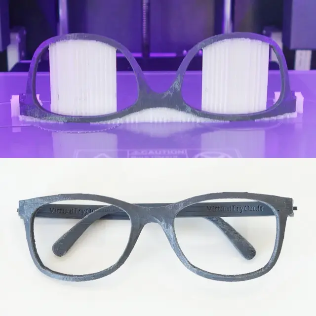 VirtualTryOn.fr - Glasses 3D printing - Low Paulie — modelo 3D