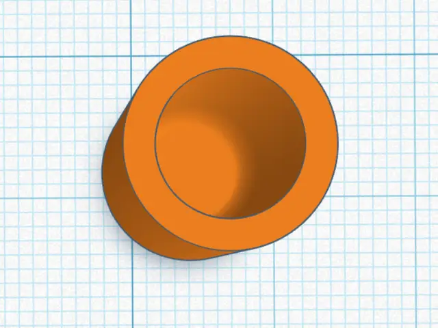 Coleman tent fly pole end cap 8.5mm — modelo 3D