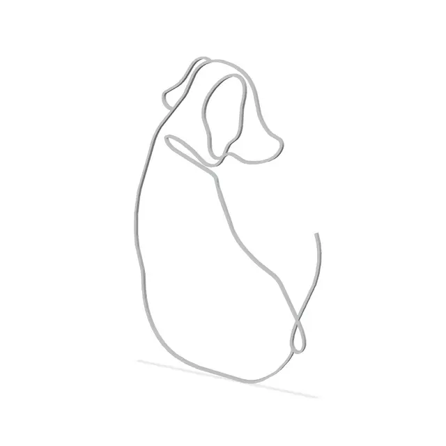 Line Art: Friend — modelo 3D