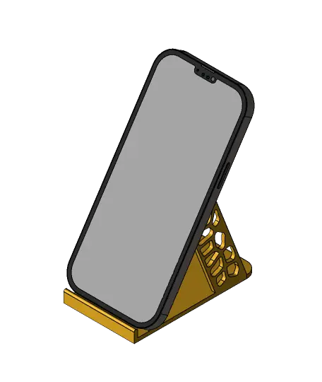 Mobile Stand with Voronoi Pattern — modelo 3D