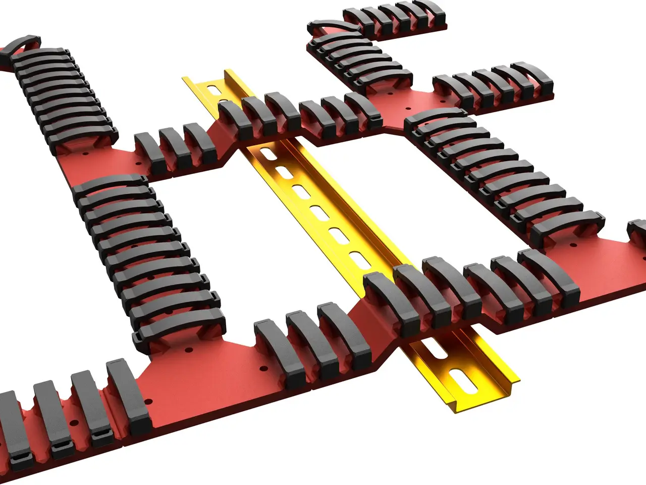 Cable Management Trays EcoSystem - Drak — modelo 3D