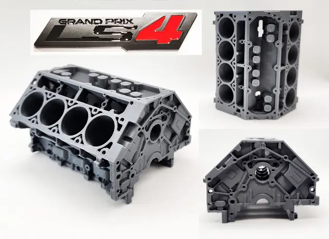 V-8 Engine Block — modelo 3D