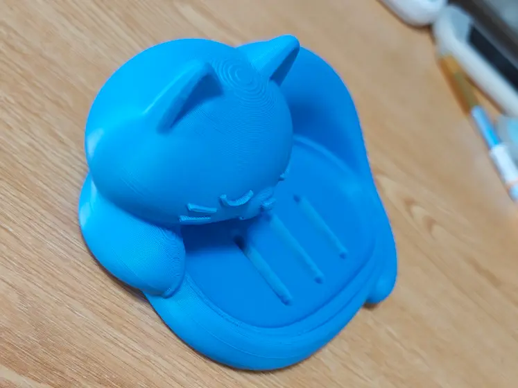 猫咪香皂碟 — modelo 3D