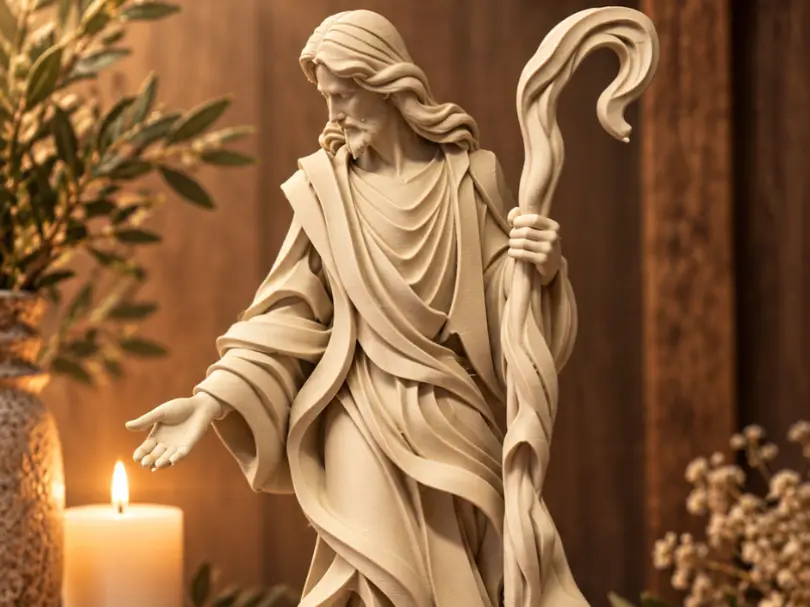 Jesus - Unser Hirte — modelo 3D