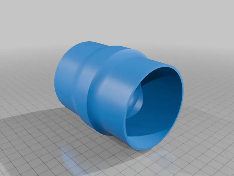 Connecteur 75mm pour tuyau chauffage autoterm — modelo 3D