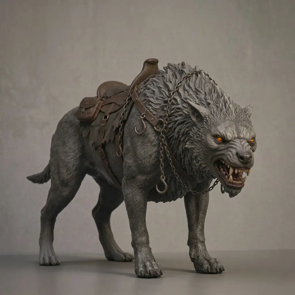LOTR -Warg 1 — modelo 3D