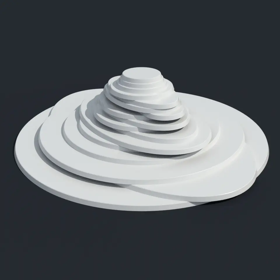 Plain Bases - All Sizes and Shapes — modelo 3D