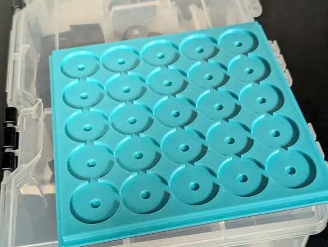 Modicase trays for round-based miniatures — modelo 3D