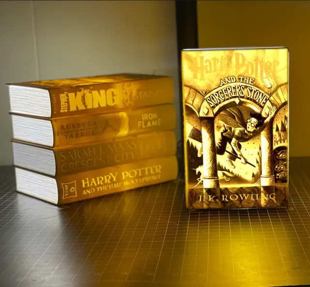 Lithophane Books (Harry Potter Book 1) — modelo 3D