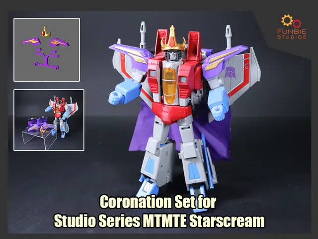 Coronation Set for Transformers Studio Series MTMTE Starscream — modelo 3D