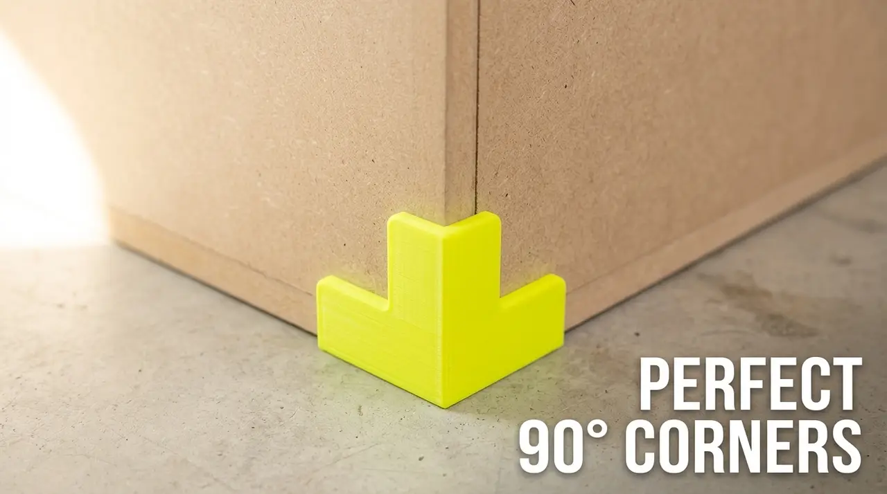 Corner bracket for 19 mm MDF — modelo 3D