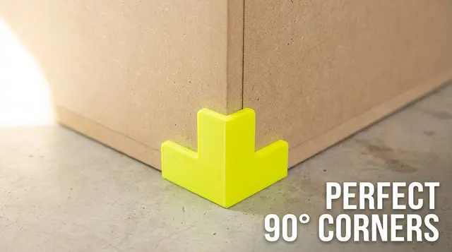 Corner bracket for 19 mm MDF — modelo 3D