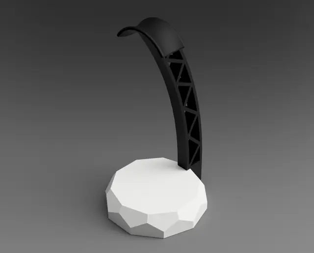 headphone holder / headphone stand / Kopfhörer Halter / headset holder / hanger — modelo 3D