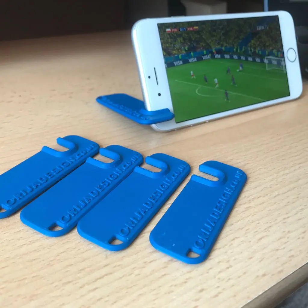 Keyring phone stand — modelo 3D