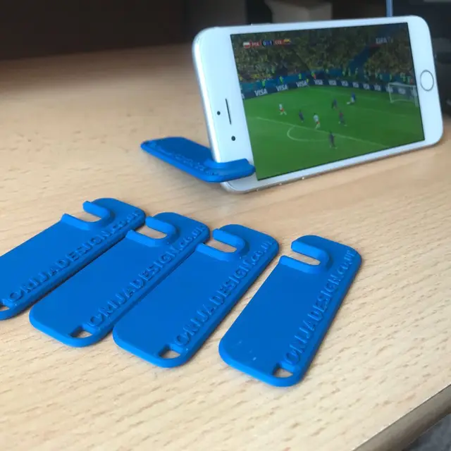Keyring phone stand — modelo 3D