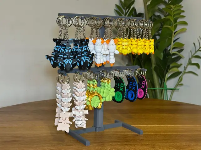 Keychain display stand — modelo 3D