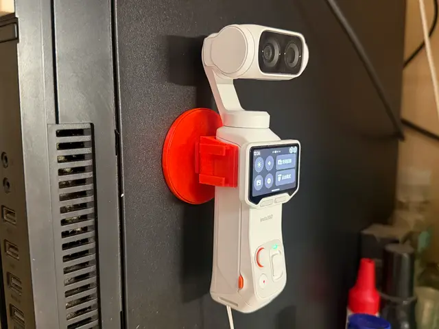 影石lunaultra多功能快拆接口磁吸支架 — modelo 3D