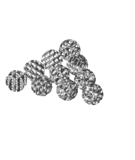Ten Minimal Surface Ornaments and Spheres — modelo 3D