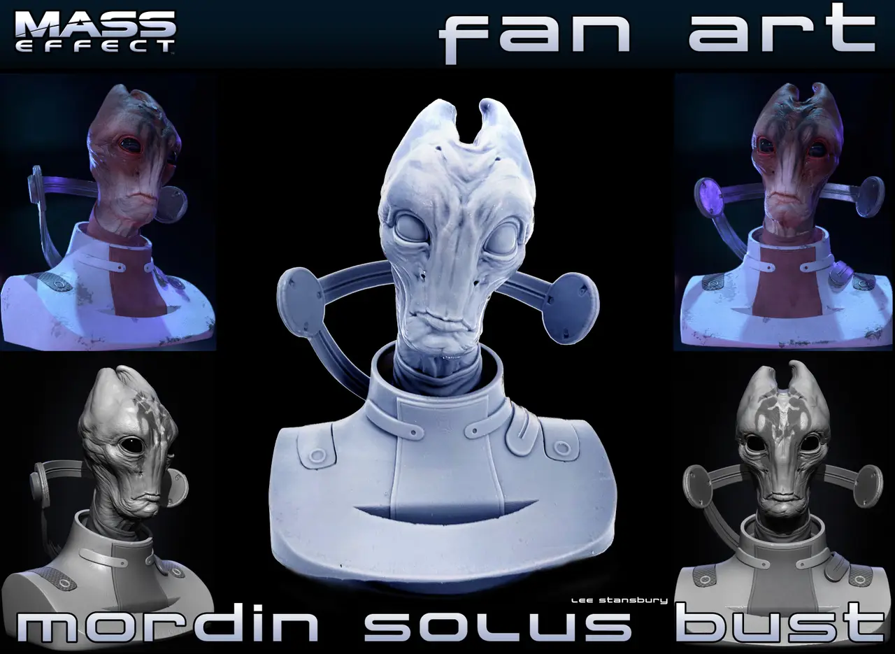 Mordin Solus (Mass Effect Fan Art) — modelo 3D